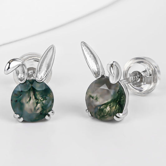 Whitegold Tone Alloy Earrings with SMokey Emporia Crystals