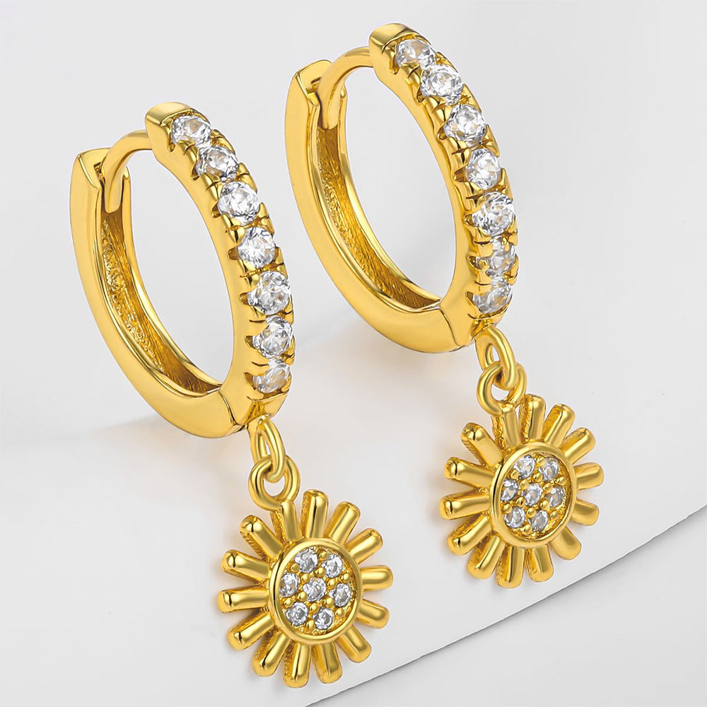 Pozlátené Zliatinové Náušnice 1 