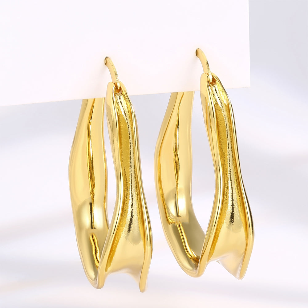 Pozlátené Zliatinové Náušnice 1 