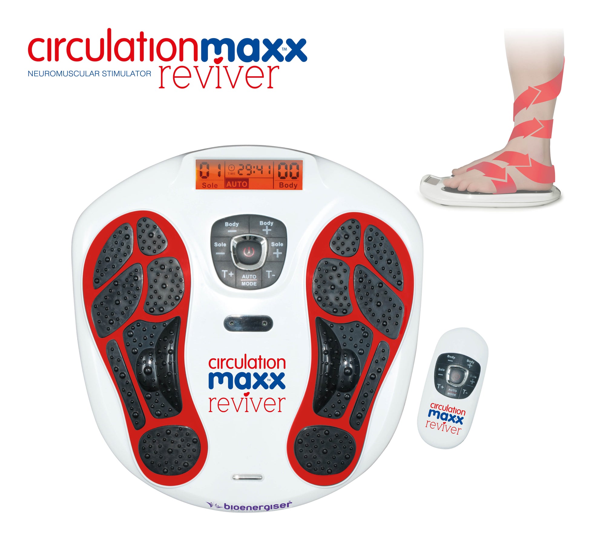 Elektrický stimulátor nôh a tela Circulation Maxx Reviver 2 