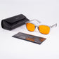EMPORIA bluelight blocking glasses, orange lens, transparent frame