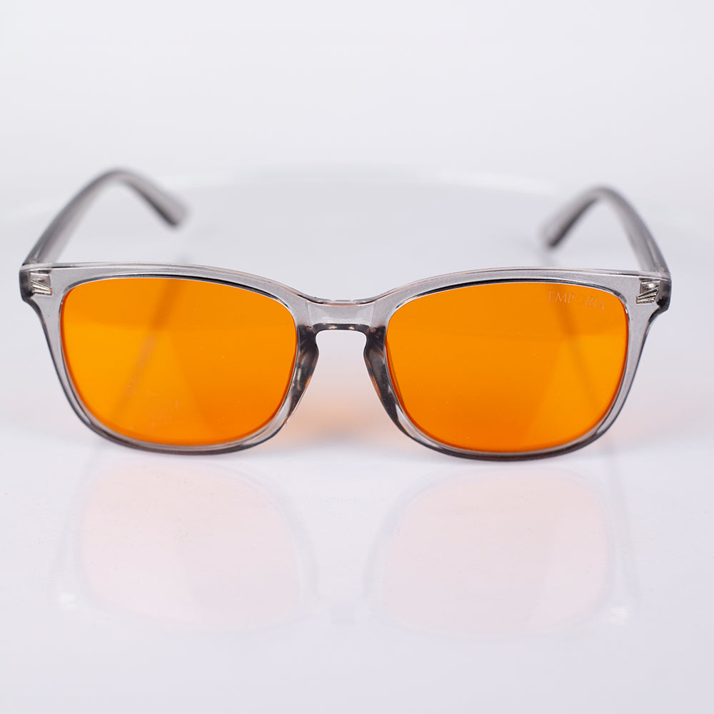 EMPORIA bluelight blocking glasses, orange lens, transparent frame 2 