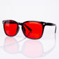 EMPORIA bluelight blocking glasses, red lens, black frame