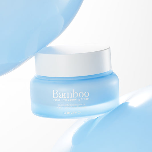 BERGAMO Bamboo upokojujúci krém na tvár s kyselinou hyalurónovou 5 v 1 – 50 g