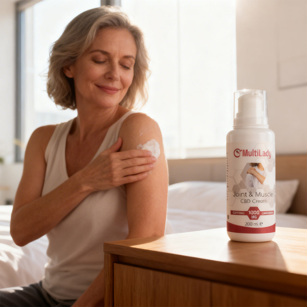 Krém na kĺby a svaly MultiLady CBD 1000 mg - 200 ml 15 