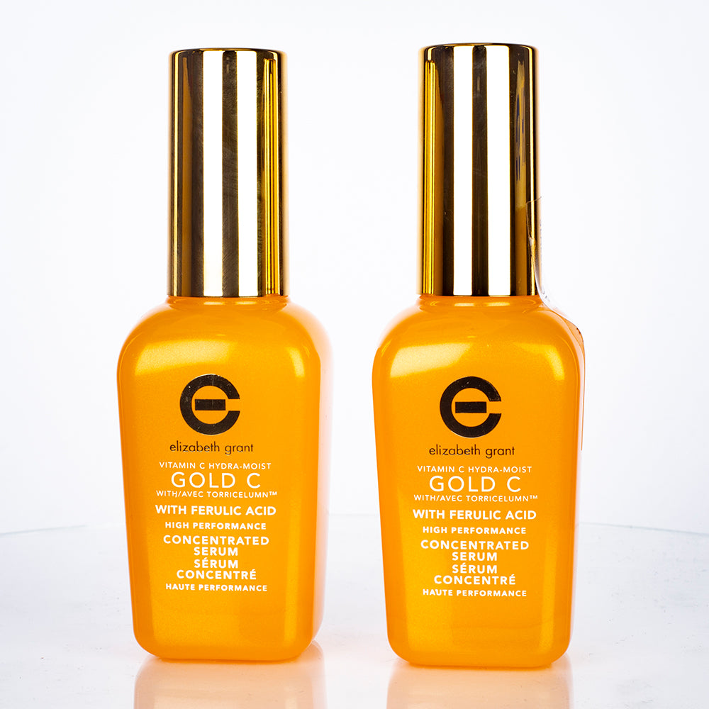 Elizabeth Grant Hydratačné Omladzujúce Sérum s Vitamínom C a Zlatom – 1+1 ZADARMO (2 × 45 ml)