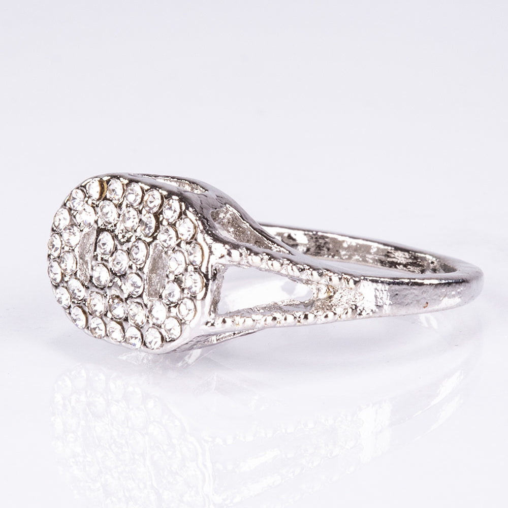 5dielna sada šperkov Emporia prémiovej kvality v striebornej farbe v exkluzívnej darčekovej krabičke s imitáciou kože (s hodinkami, náramkom, náhrdelníkom, náušnicami a prsteňom, s bielym kryštálom Emporia) 8 