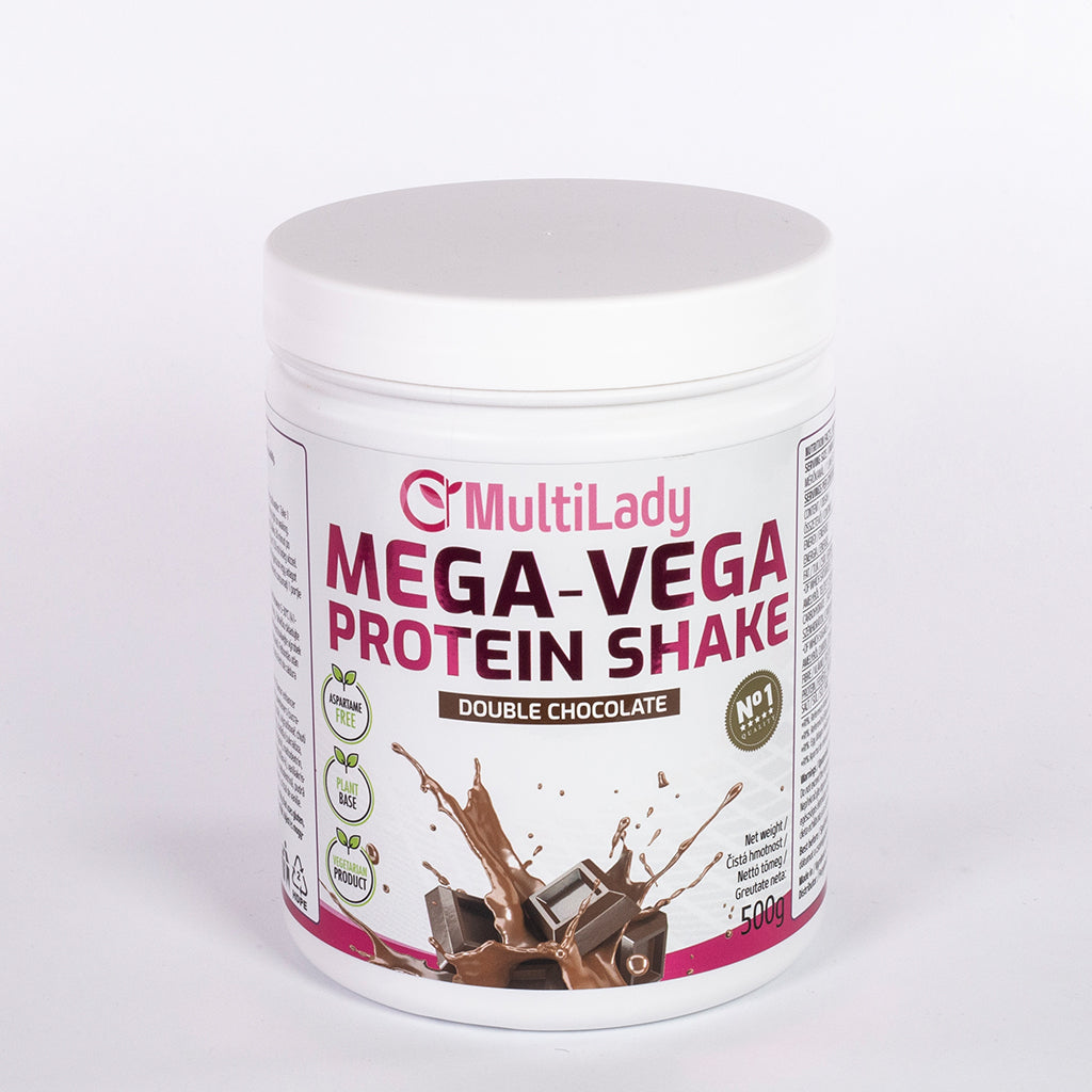 ML Mega Vega proteínový koktail, príchuť dvojitá čokoláda