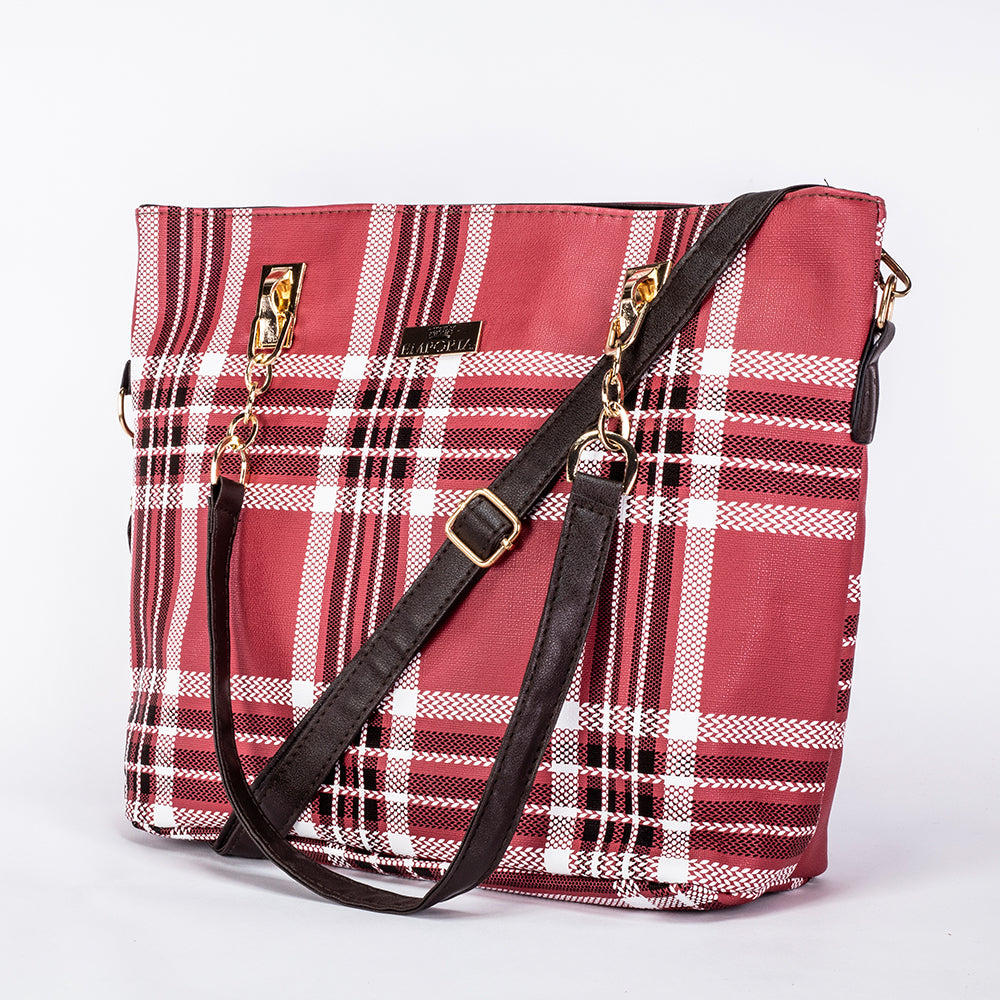 Emporia 2024 Letná kolekcia - "Rubínová vlna", 6dielna sada tašiek; červená farba 9 