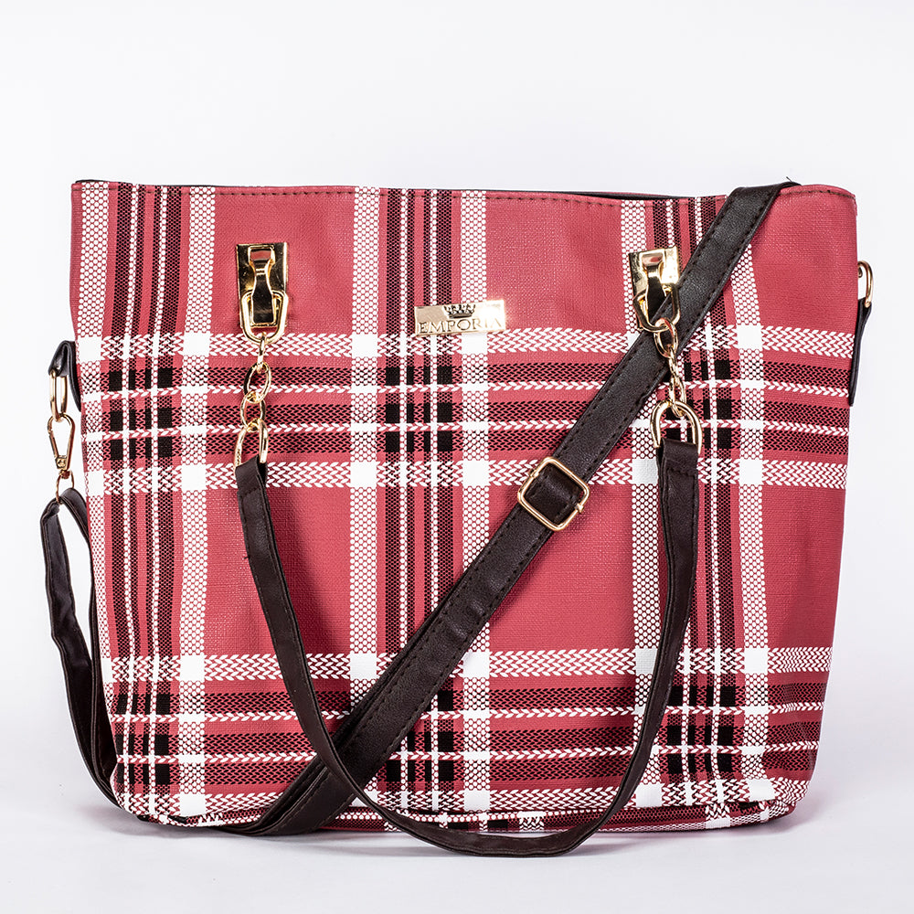 Emporia 2024 Letná kolekcia - "Rubínová vlna", 6dielna sada tašiek; červená farba 10 