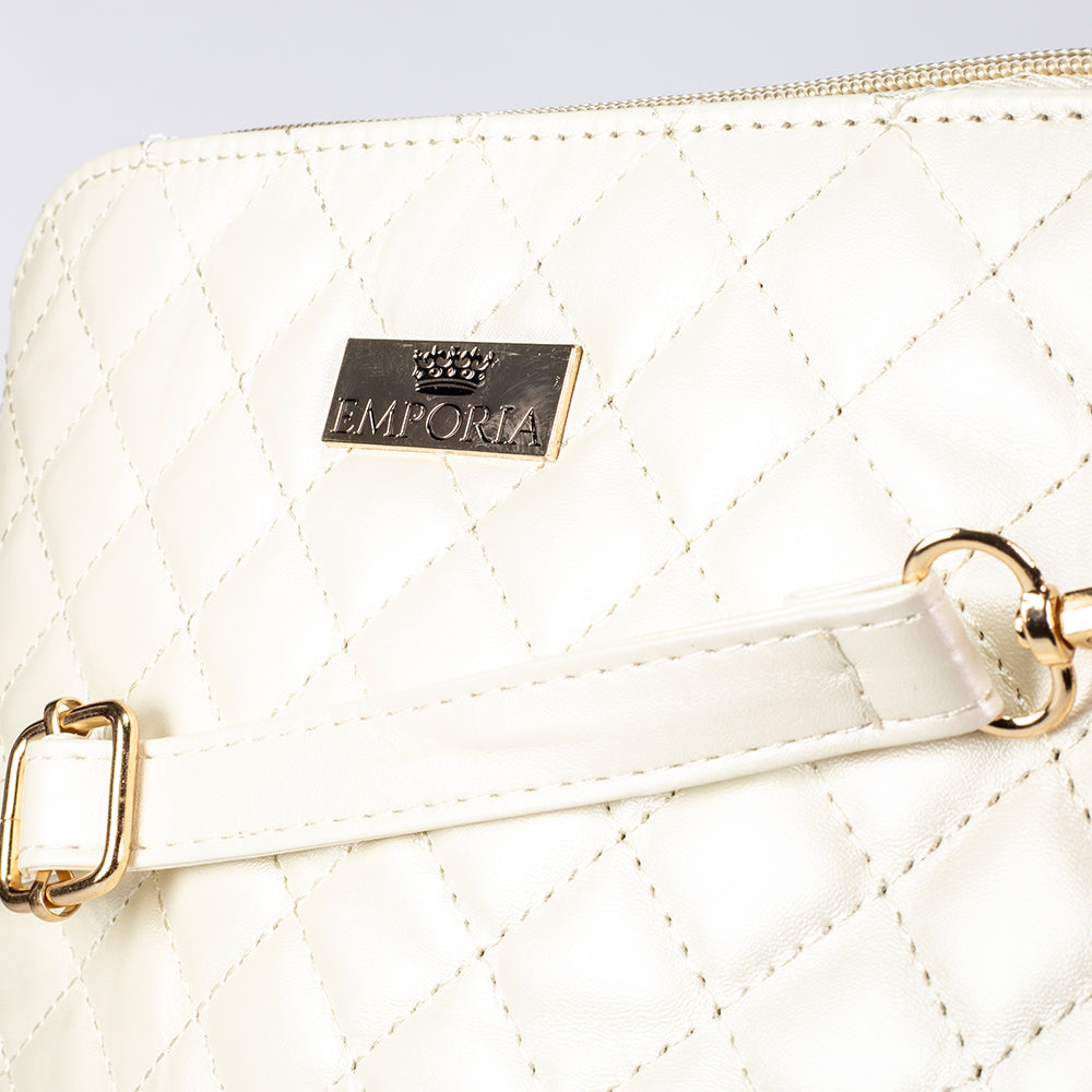 Emporia 2024 Letná kolekcia - "žiariaca blaženosť", sada 5 kusov tašiek; biela farba 13 