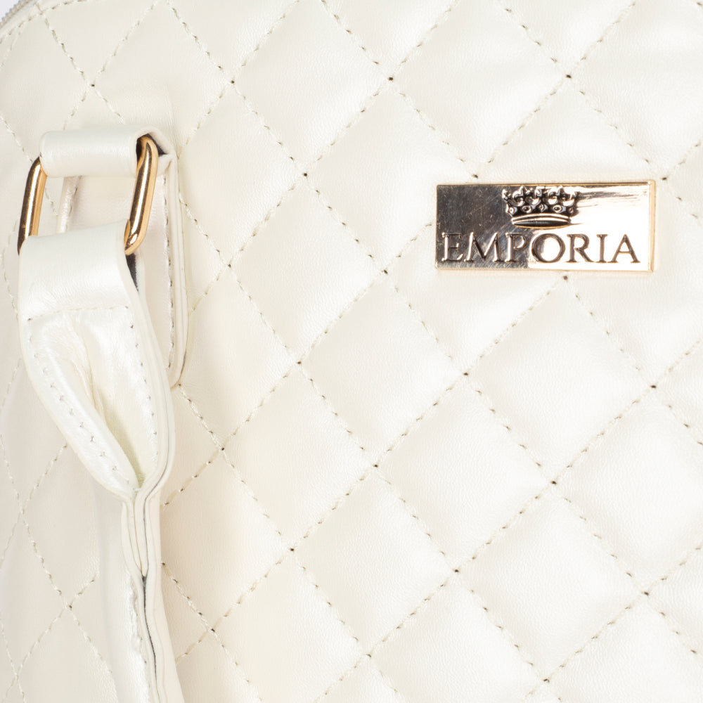 Emporia 2024 Letná kolekcia - "žiariaca blaženosť", sada 5 kusov tašiek; biela farba 16 