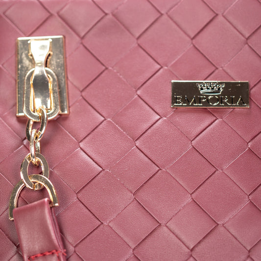 Jarná kolekcia Emporia 2025 - "Červená orchidea", 6dielna sada tašiek; červený