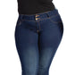 Legíny MyFit Jeans – Legíny s džínsovým efektom, ktoré padnú každej postave (EU size: 44-50)