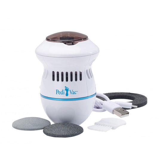 PediVac Callus Remover with Suction Function, white