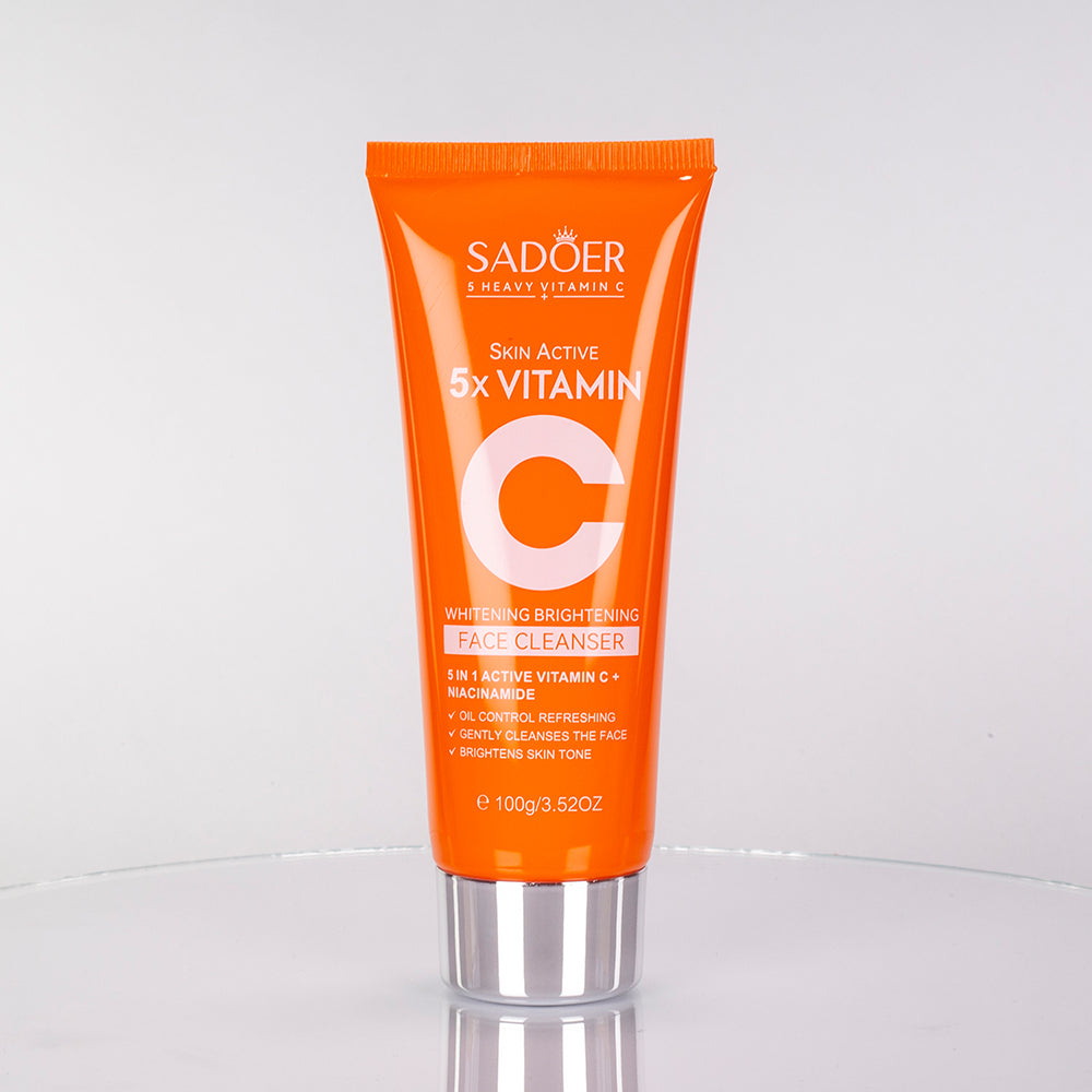 SADOER 6-dielna darčeková sada starostlivosti o pleť s 5 druhmi vitamínu C na zjednotenie tónu pleti a hydratáciu 6 