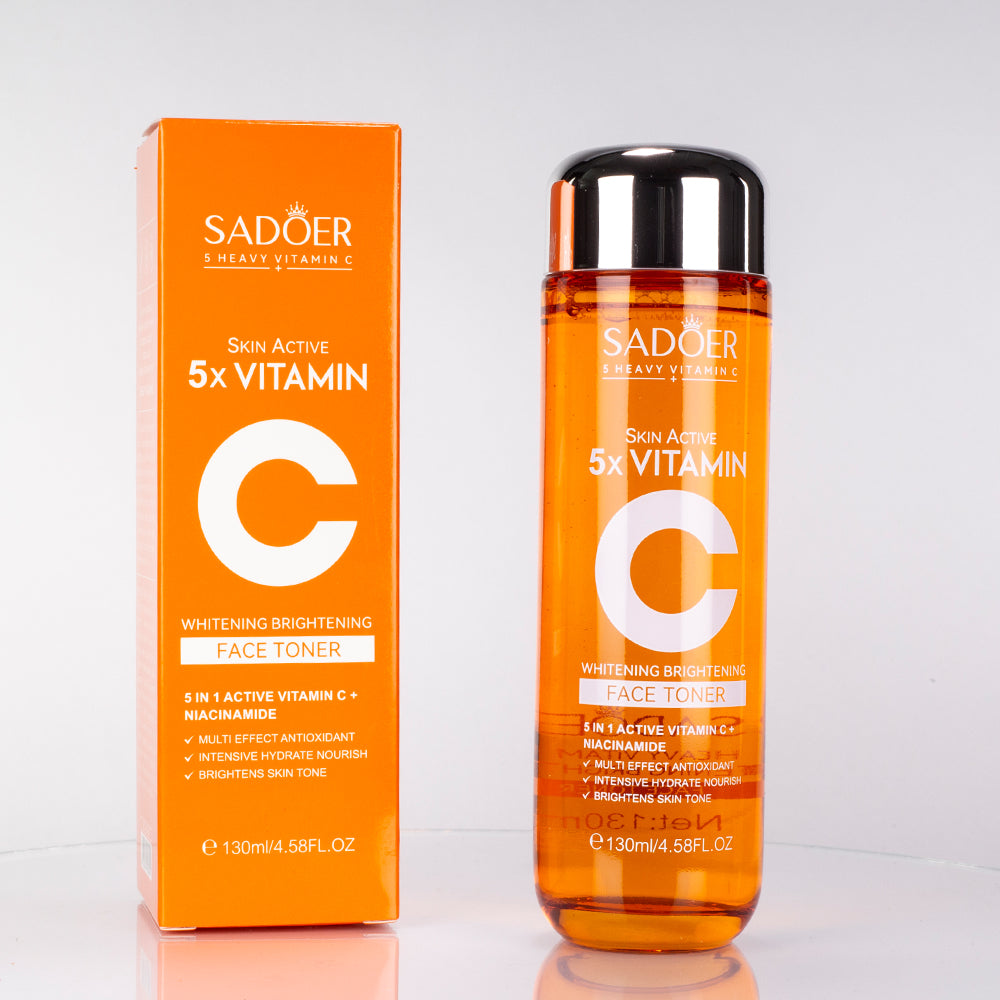 SADOER hydratačné pleťové tonikum s 5 druhmi vitamínu C na zjednotenie tónu pleti 1 