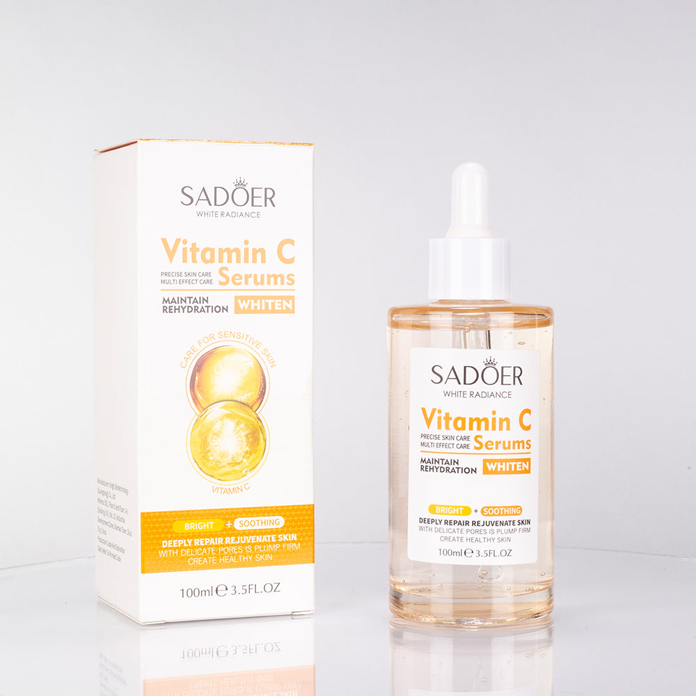 SADOER hydratačné pleťové sérum s vitamínom C na rozjasnenie a zjednotenie tónu pleti 1 