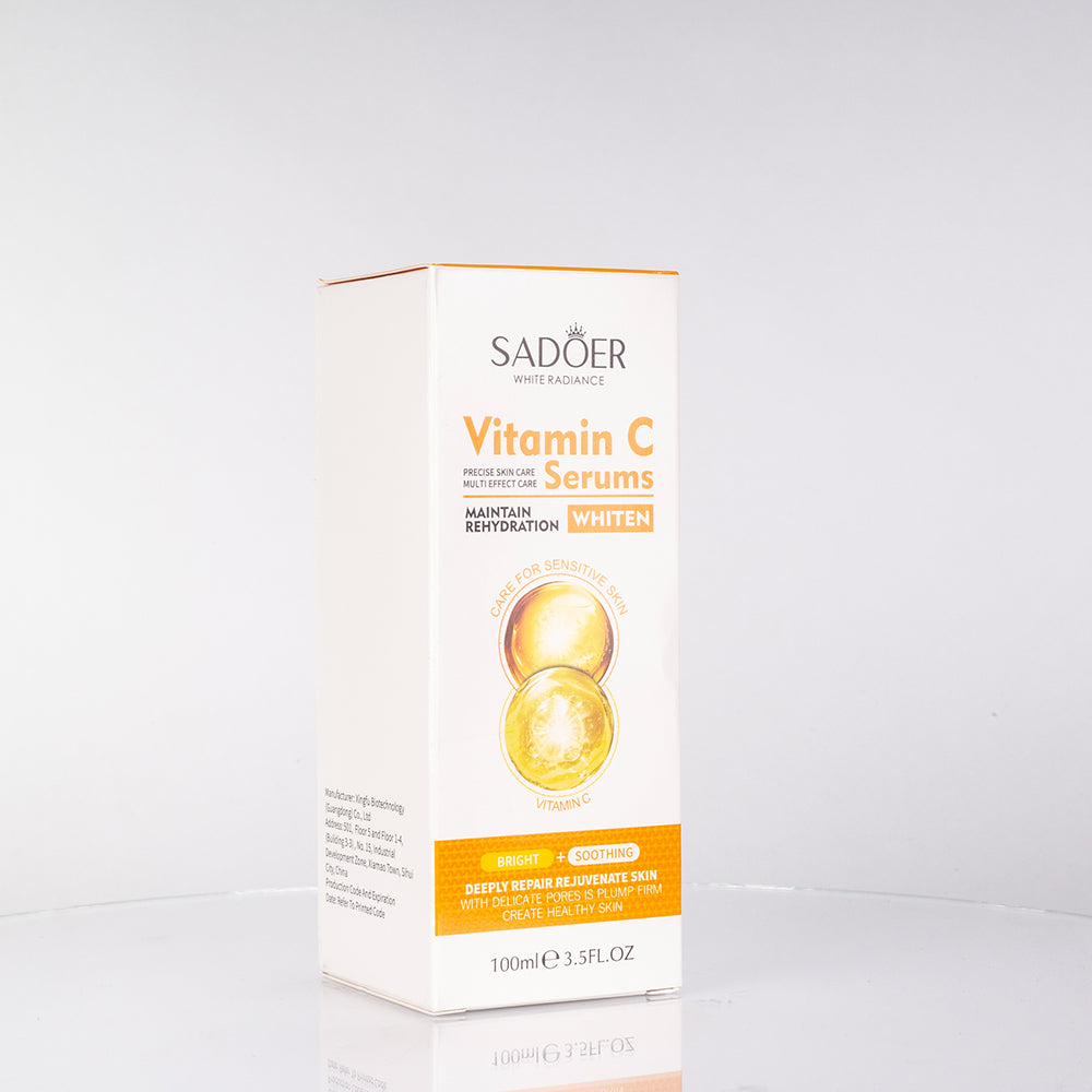 SADOER hydratačné pleťové sérum s vitamínom C na rozjasnenie a zjednotenie tónu pleti