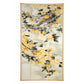 Šatka Rozkvitnuté kvety (Blooming Flowers), žltá, 85 cm x 180 cm, 100% vegánske hodvábie