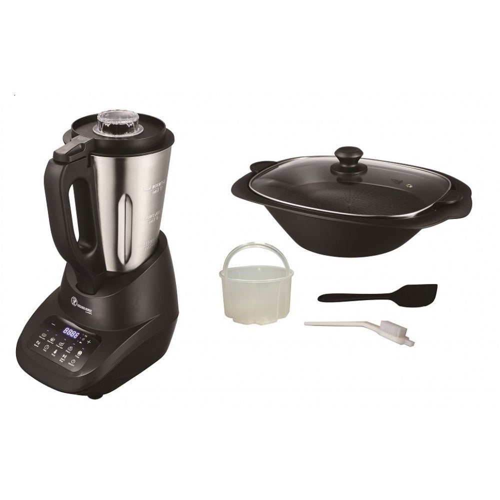 CHEF TONY KITCHEN ROBOT BY STARLYF (chop/mix/crush/boil/cook), 1.7 L, Black 1 
