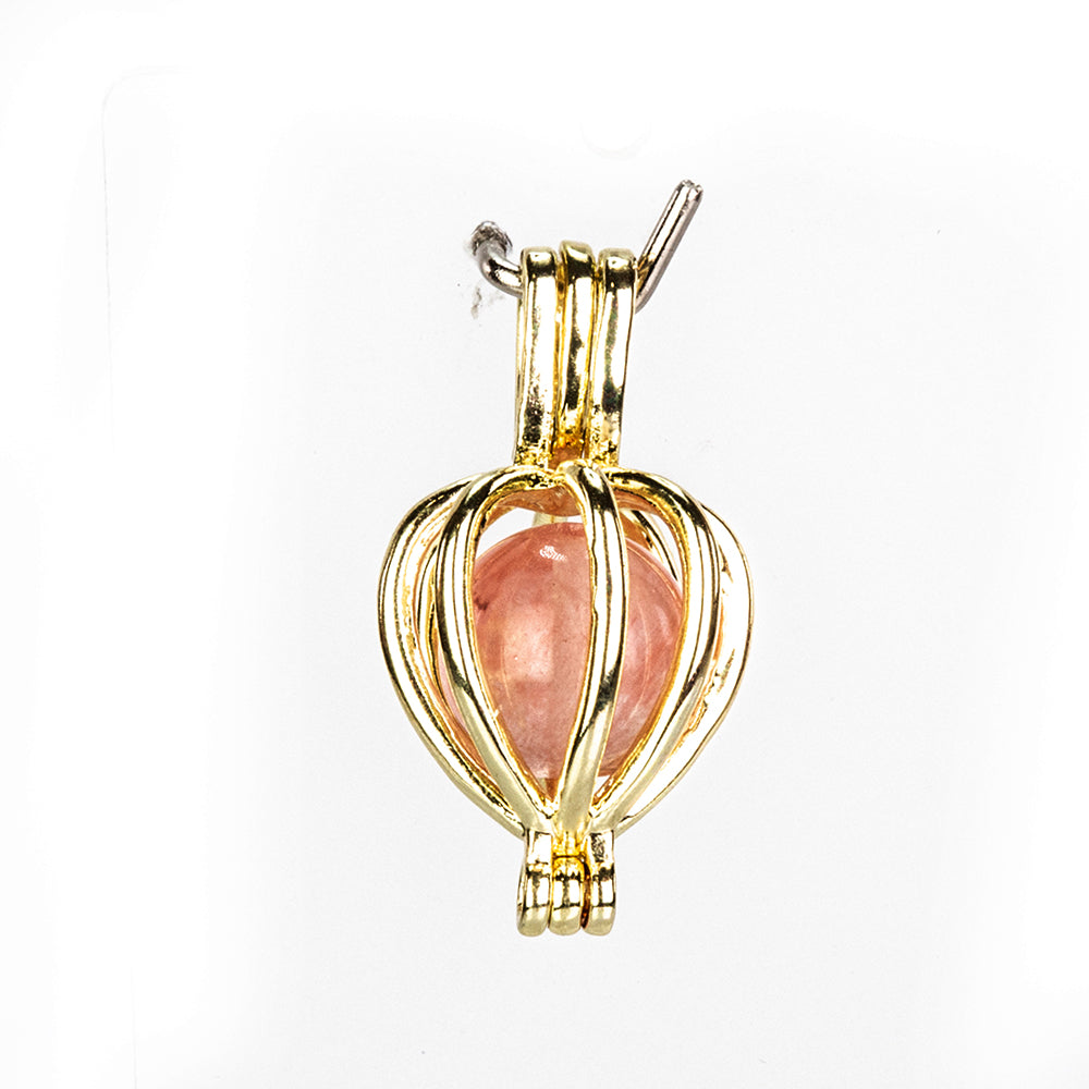 Pozlátené Zliatinové Sada s Červeným Achátom a Tyrkysom ( Náhrdelník+Prívesok ) 15 