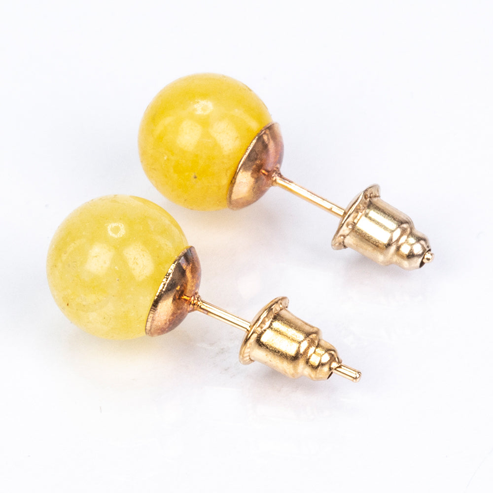 Pozlátené Zliatinové Sada s Červeným Achátom a Ametystom ( Náhrdelník+Náušnice+Náramok ) 12 