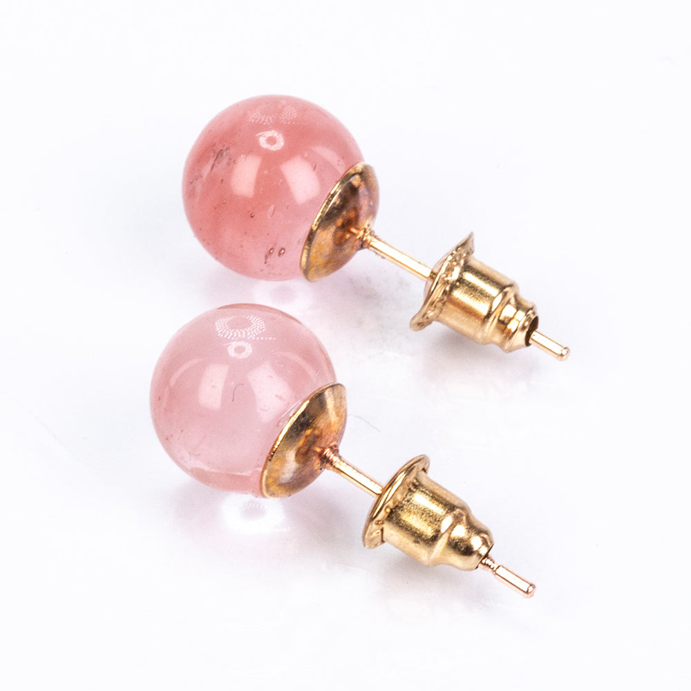 Pozlátené Zliatinové Sada s Červeným Achátom a Ametystom ( Náhrdelník+Náušnice+Náramok ) 14 