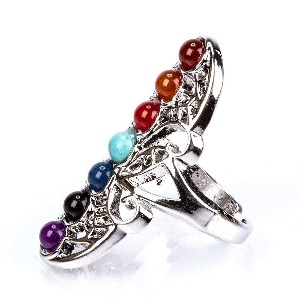 Pozlátené Zliatinové Sada s Červeným Achátom a Ametystom ( Náhrdelník+Prsteň +Prívesok ) 2 