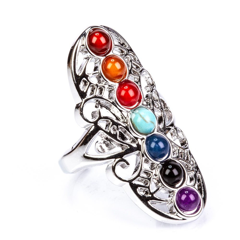 Pozlátené Zliatinové Sada s Červeným Achátom a Ametystom ( Náhrdelník+Prsteň +Prívesok ) 4 