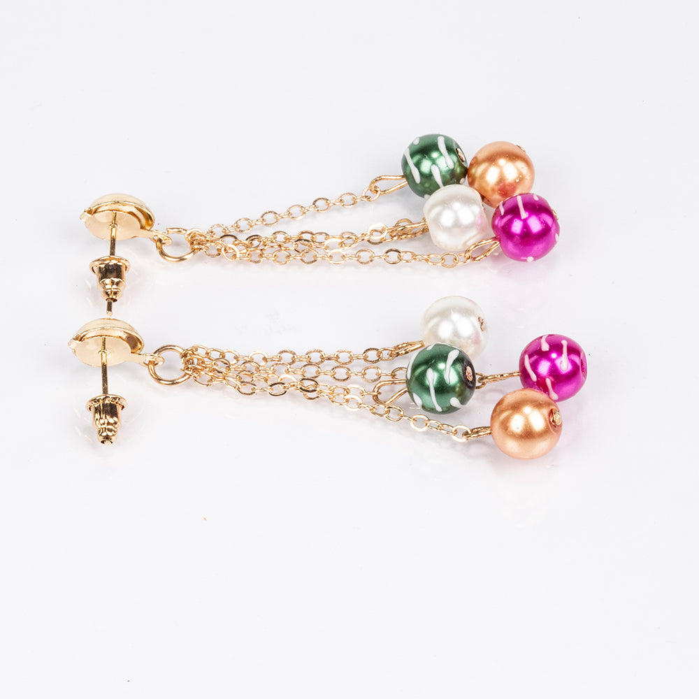 Pozlátené Zliatinové Sada ( Náhrdelník+Náušnice+Náramok ) 3 