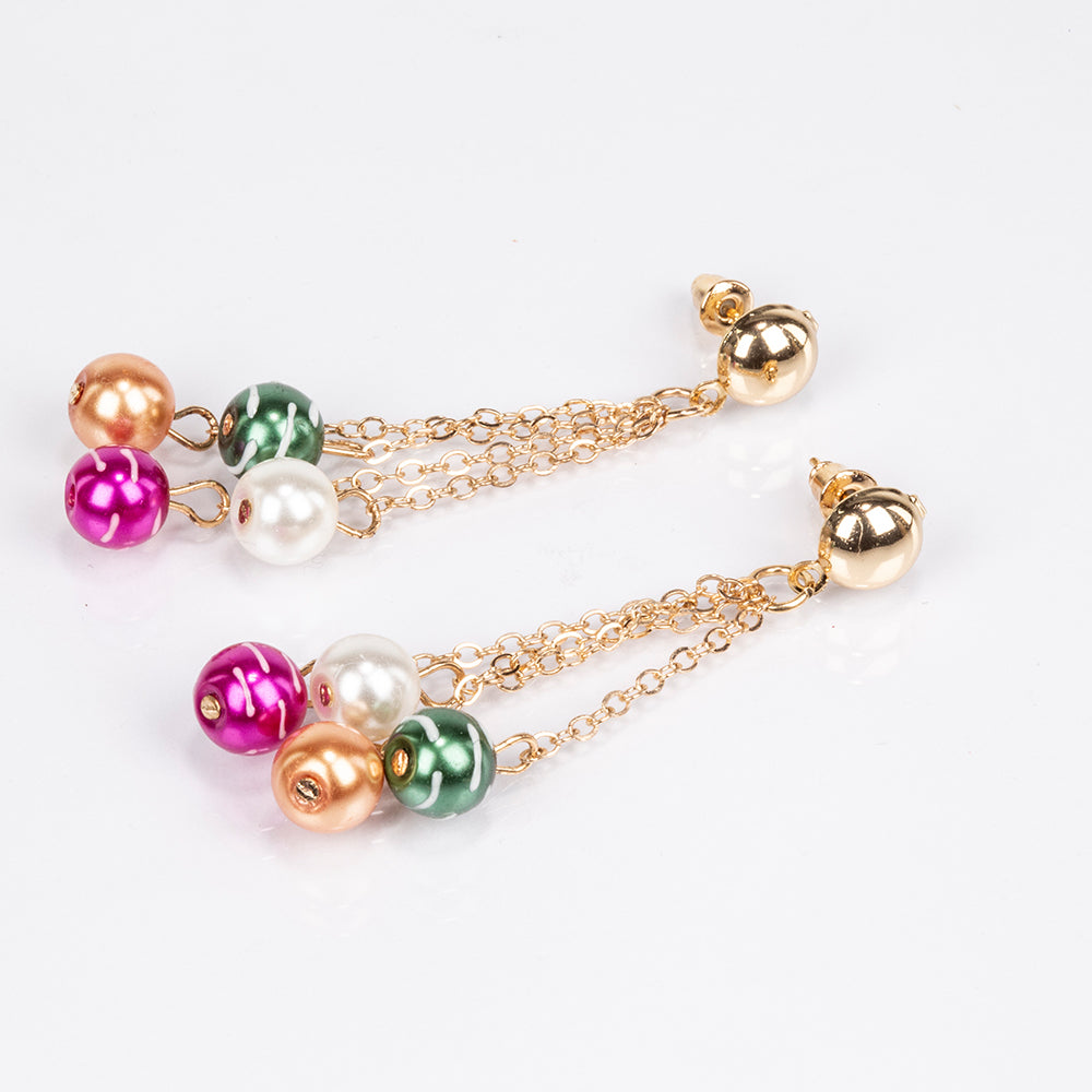 Pozlátené Zliatinové Sada ( Náhrdelník+Náušnice+Náramok ) 4 