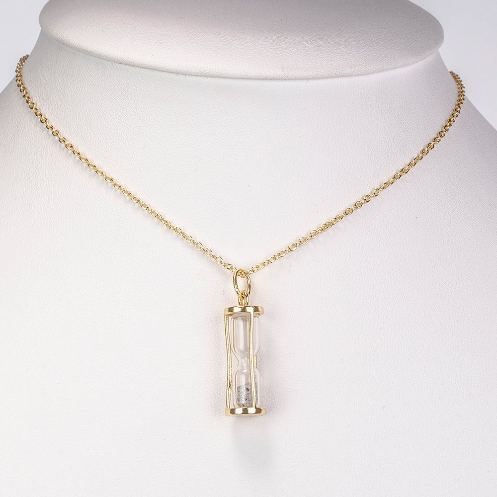 Pozlátený Zliatinový Náhrdelník s Tanzanitom