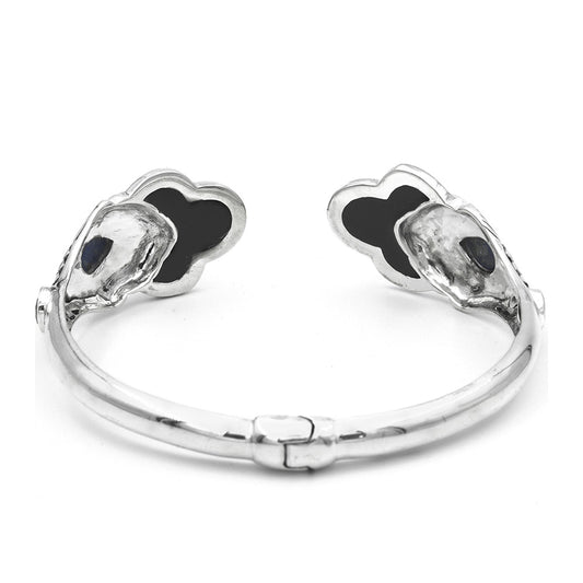 Strieborný Náramok s Mušľou Abalone a Lapisom Lazuli