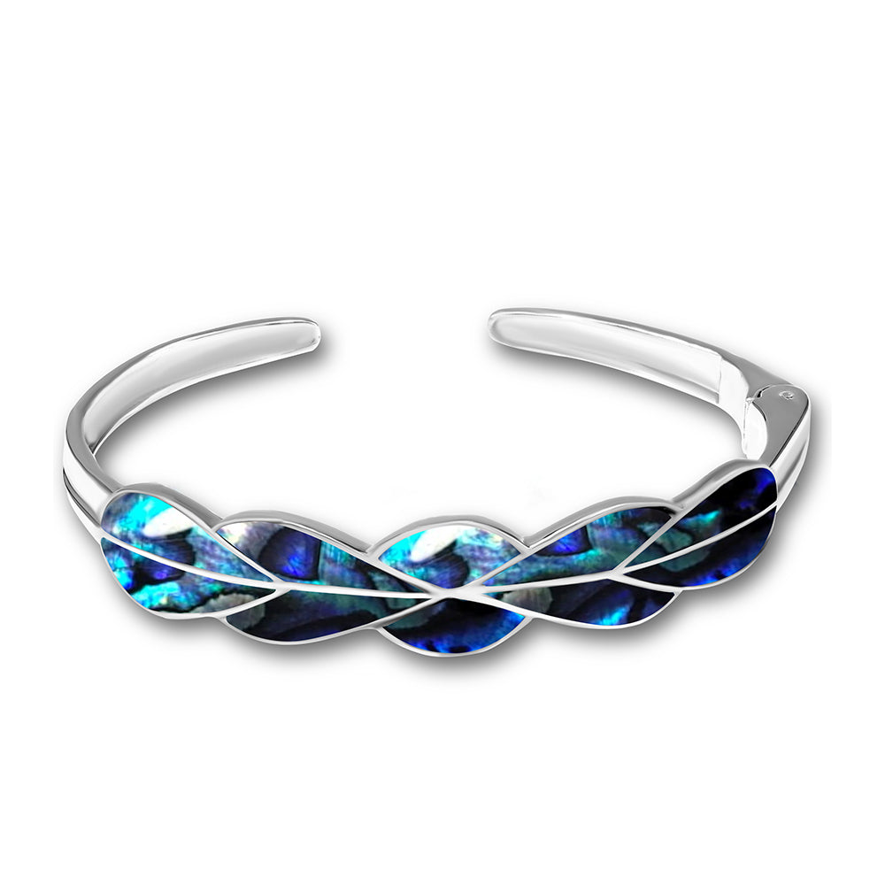 Strieborný Náramok s Mušľou Abalone 1 