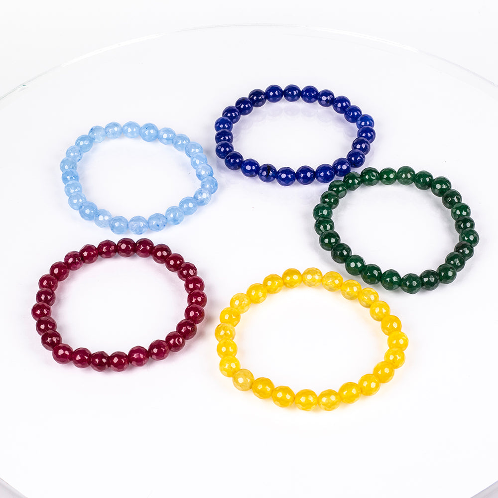 Nugetové Sada s so Žltým Nefritom a so Zeleným Nefritom ( Náramok ) 1 