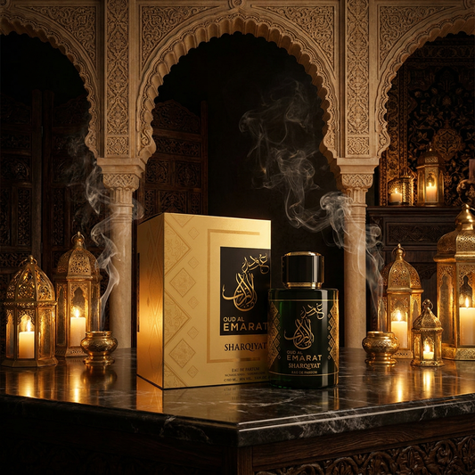 Oud Al Emarat Sharqiyat EDP 100 ml – ambrovo-drevitá unisex vôňa