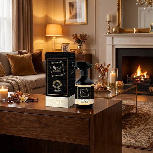 Ghamrah bytový parfum v spreji 500 ml – korenisto-ambrová vôňa