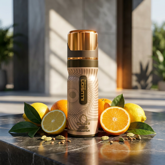 Illusion parfumovaný telový sprej 200 ml – citrusovo-korenistá unisex vôňa
