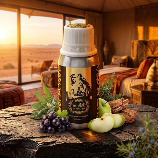 Al Ghali Zayed koncentrovaný parfumový olej 100 ml – ovocno-drevitá unisex vôňa
