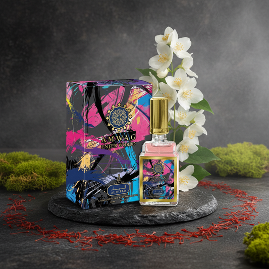 30 ml Eau de Perfume Amwaj Enter World Korenistá Jasmínová vôňa pre Ženy