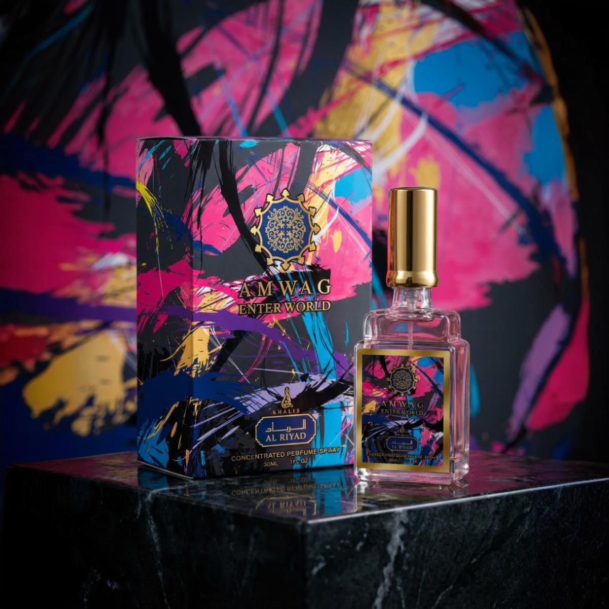 30 ml Eau de Perfume Amwaj Enter World Korenistá Jasmínová vôňa pre Ženy