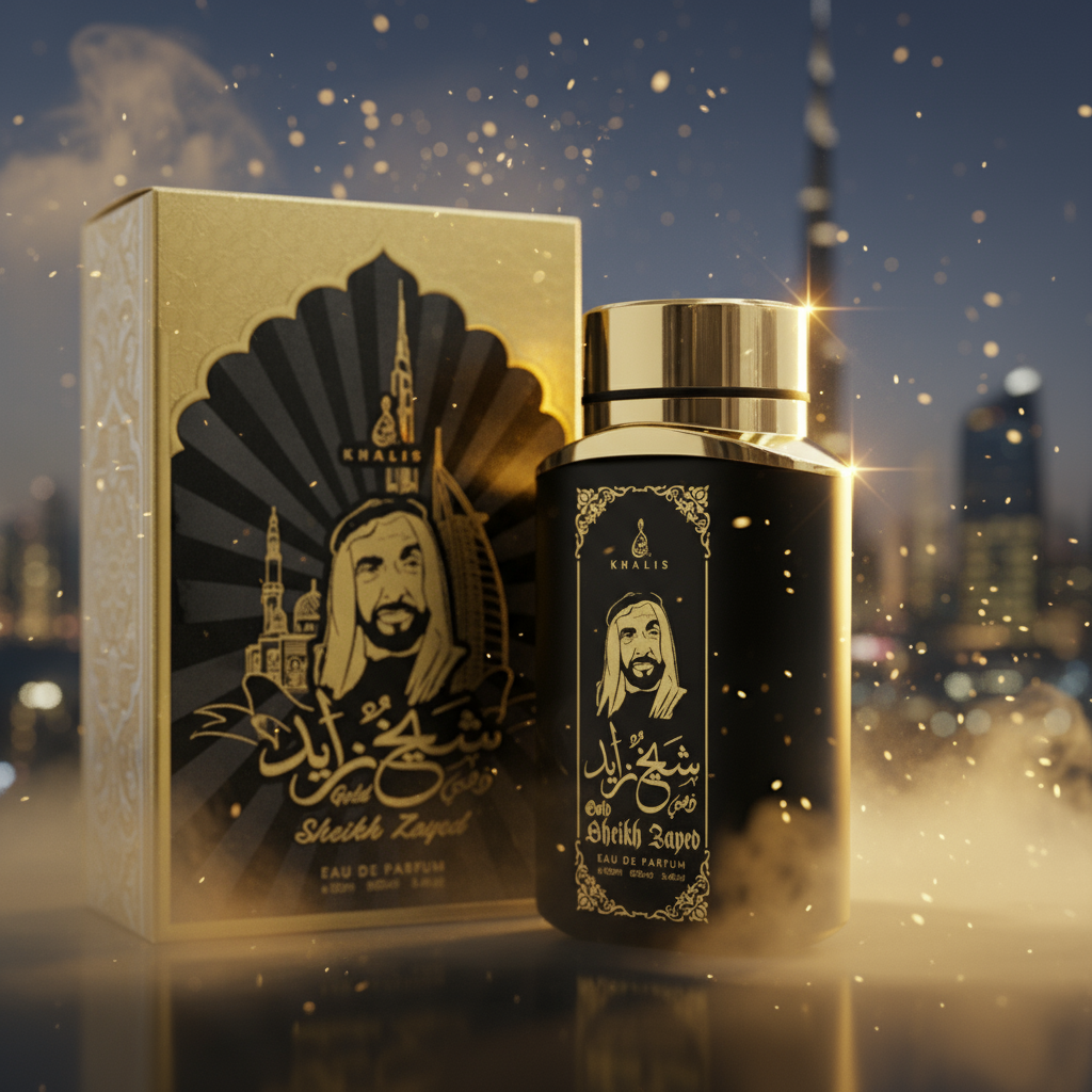 100 ml Eau de Perfume SHEIKH ZAYED GOLD Korenistá Drevitá Vôňa pre Mužov