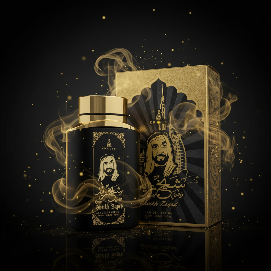 100 ml Eau de Perfume SHEIKH ZAYED GOLD Korenistá Drevitá Vôňa pre Mužov 5 