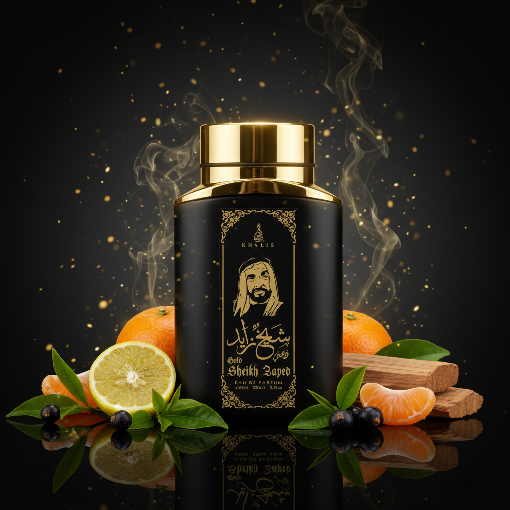 100 ml Eau de Perfume SHEIKH ZAYED GOLD Korenistá Drevitá Vôňa pre Mužov 6 