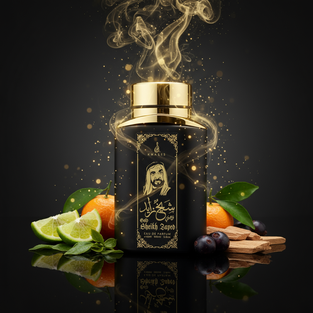 100 ml Eau de Perfume SHEIKH ZAYED GOLD Korenistá Drevitá Vôňa pre Mužov 7 