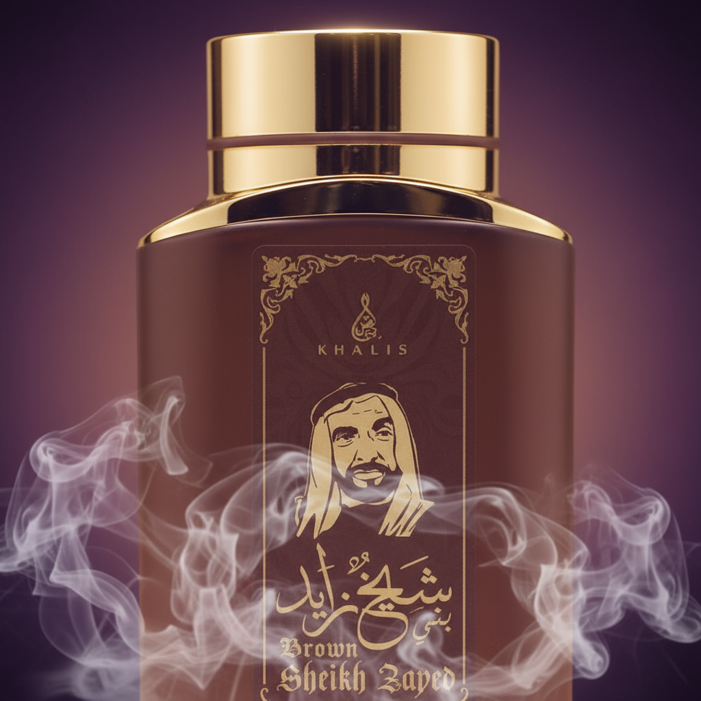 100 ml Eau de Perfume SHEIKH ZAYED BROWN Oudová a Vanilková vôňa pre Mužov 3 