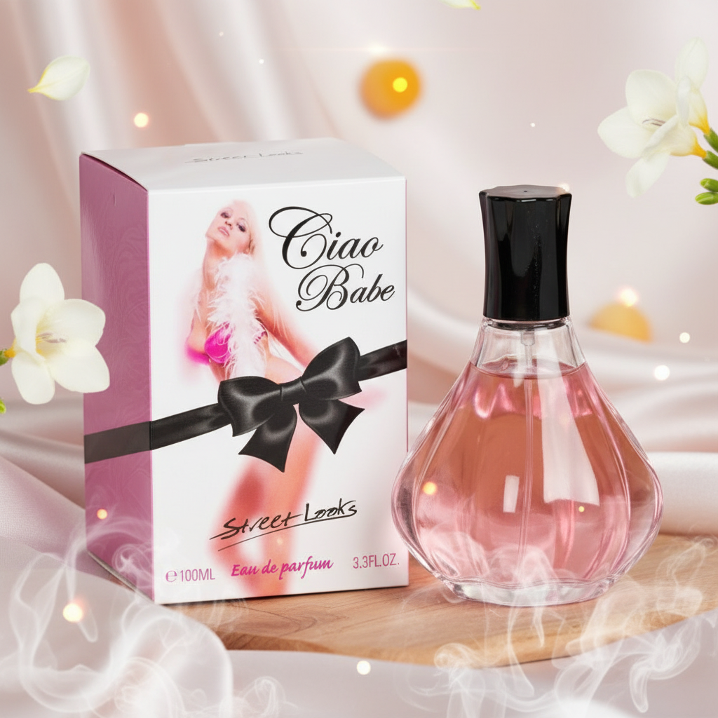 100 ml Eau de Parfume "CIAO BABE" Ovocná Kvetinová Vôňa pre Ženy, s 2% obsahom esenciálnych olejov