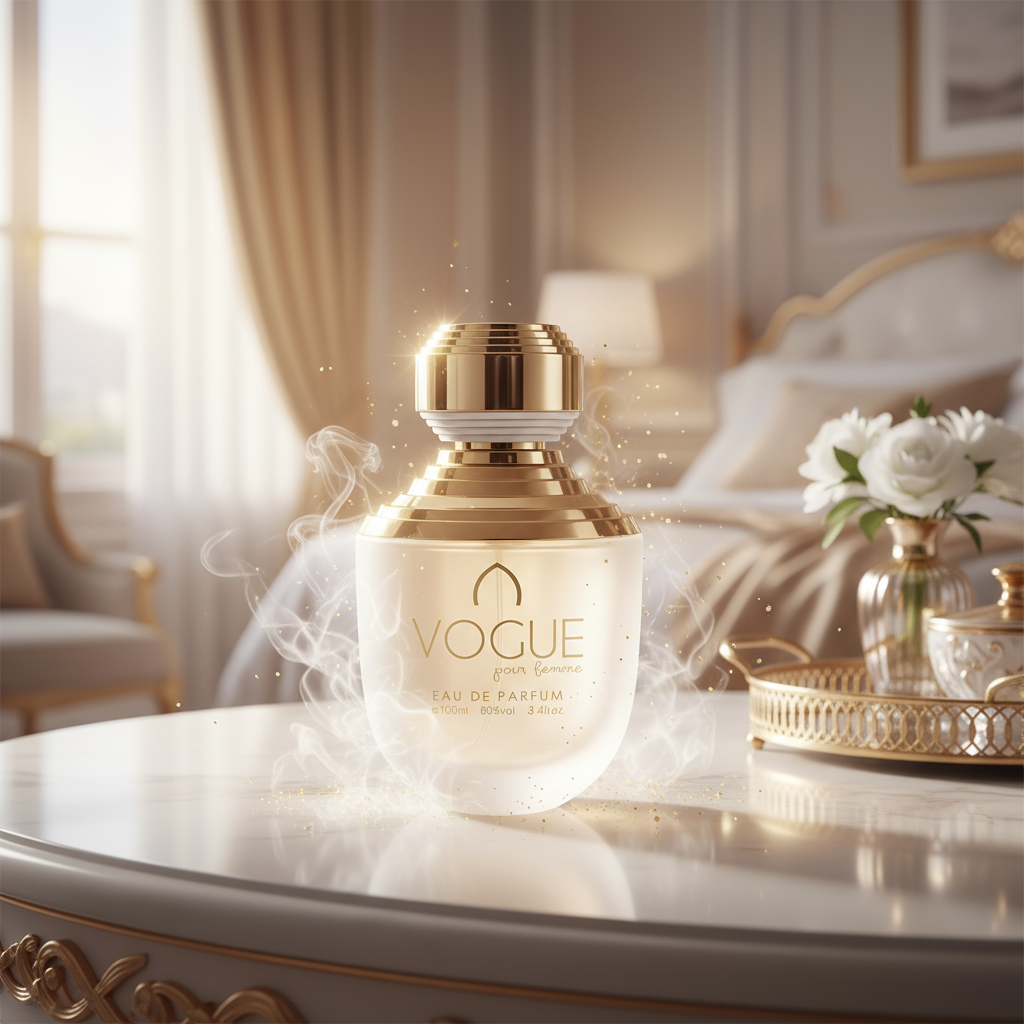 100 ml Eau de Perfume VOGUE Ovocná Kvetinová Pižmová Vôňa pre Ženy 5 