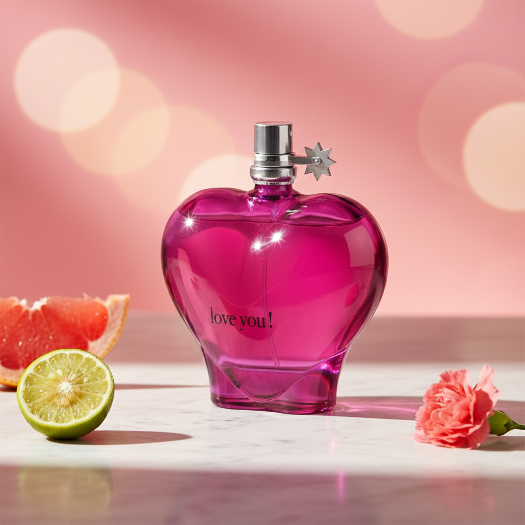 100 ml Eau de Parfum "Love You Pink" Ovocná - Citrusová Vôňa pre Ženy 8 